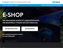 Tablet Screenshot of abbottdiagnostics.sk